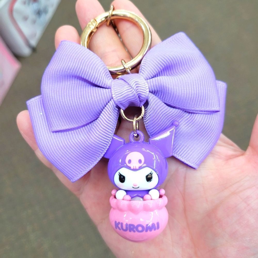 Brand New Sanrio Kuromi Pearl Keychain
